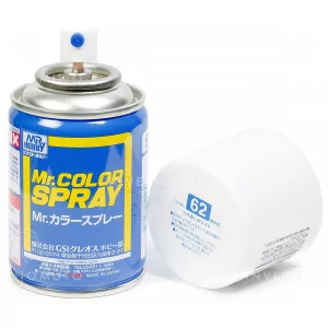 S-062 Mr Color Spray: Flat White | 100ml [EURO SHIPMENT ONLY]