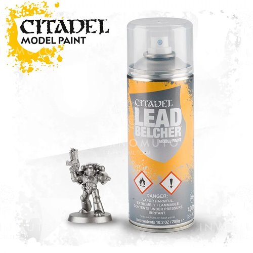 Primer Spray Citadel: Leadbelcher (400 ml) [SHIPPED TO EUROPE ONLY]