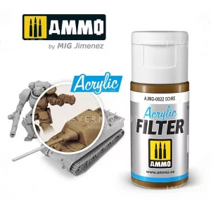 Ammo Mig: 0822 Acrylic Filter Ochre | 15ml