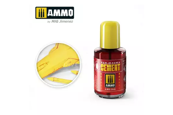 Ammo Mig: 2046 Red Magma Cement | 30ml