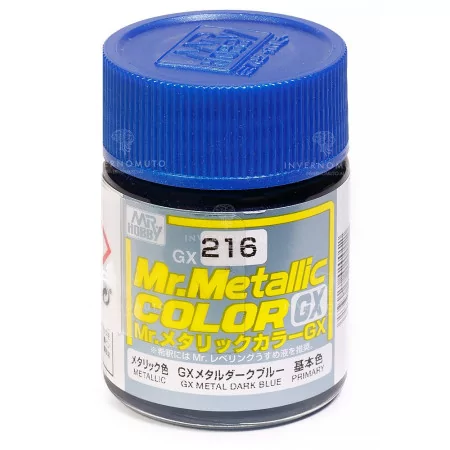 GX-216 Mr. Metallic Color: GX Metal Dark Blue | 18ml