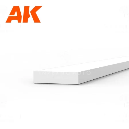 buy nowAK6516 Strips 0.75 x 3.00 x 350mm - STYRENE STRIP