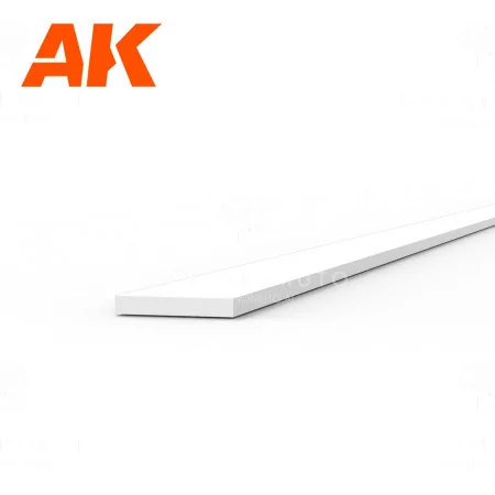 buy nowAK6503 Strips 0.30 x 2.00 x 350mm - STYRENE STRIP