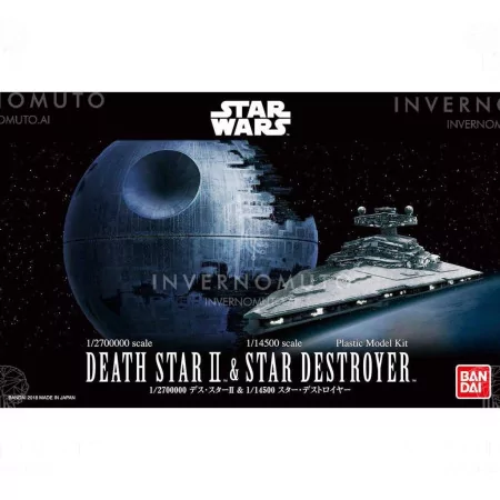 Bandai Star Wars: Death Star II & Star Destroyer 1/14500