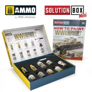 Ammo Mig: 7902 Ammo Solution Box: WWII German D.A.K. Vehicles Set 2