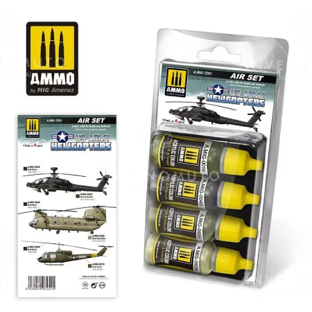 Ammo Mig: 7251 Us Army Helicopters | 4x 17ml
