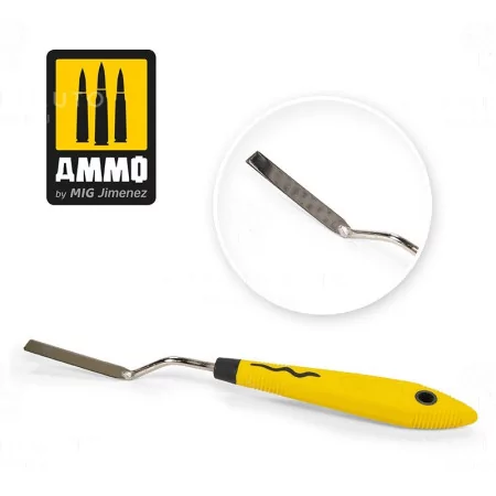 Ammo Mig: 8683 Flat Rectangle Palette Knife