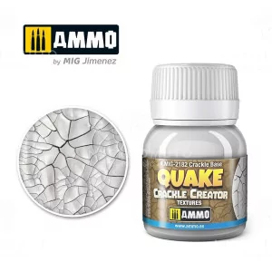 Ammo Mig: 2182 Quake Crackle: Base White Texture | 40ml
