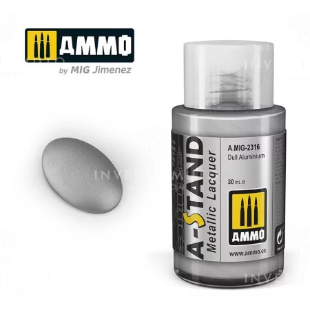 Ammo Mig: 2316 A-STAND Dull Aluminium  | 30ml