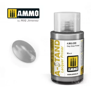 Ammo Mig: 2355 A-STAND Grey Gloss Primer | 30ml