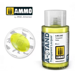 Ammo Mig: 2402 A-STAND Transparent Yellow  | 30ml
