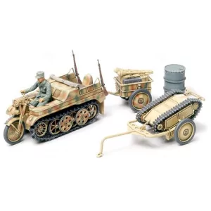 Tamiya 32502 | Carro GER | Kettenkraftrad+Veic.Demol. | 1:48 2