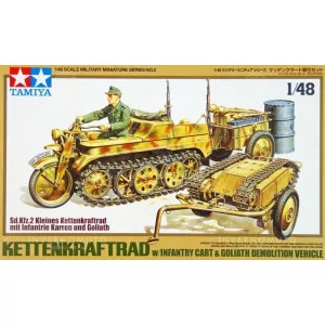 Tamiya 32502 | Carro GER | Kettenkraftrad+Veic.Demol. | 1:48