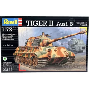 3129 Revell: Tiger II Ausf. B | Carro Tedesco | 1:72