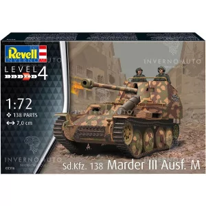 3316 Revell: Sd.Kfz. 138 Marder III Ausf. M | Carro Tedesco | 1:72