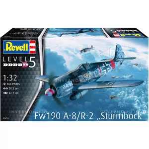 3874 Revell: Fw190 A-8/R-2 Sturmbock | Velivolo Tedesco | 1:32