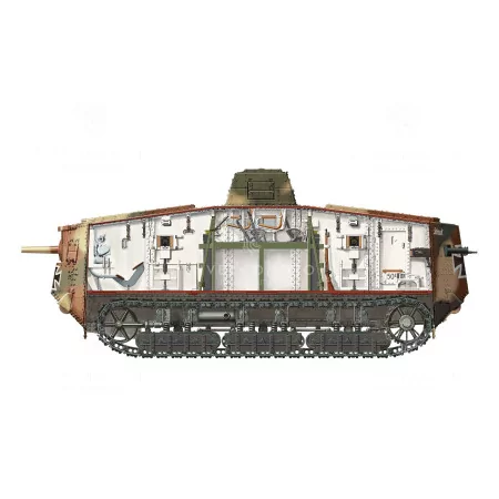 TS-017 Meng Models: A7V Tank (Krupp) | German Tank | 1:35