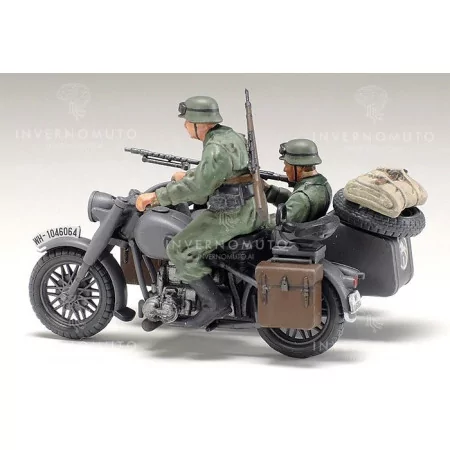 Tamiya 32578 | German Motorcycle & Sidecar + 2 Figure | Carro GER |  1:48