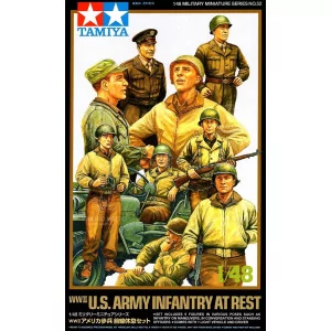 Tamiya 32552 | US Army Infantry at rest | Militari USA  1:48