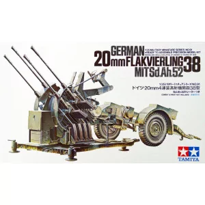 Tamiya 35091 | Antiaerea Flackvierling 38 20mm | Carro GER | 1:35