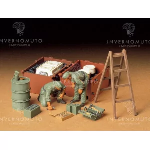 Tamiya 35180 | Meccanici Motore Carri | Carro GER |  1:35