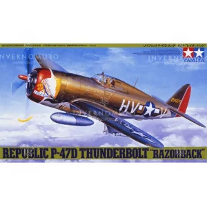 Tamiya 61086 | Republic P-47D Thunderbolt ''Razorback''' | Velivolo USA | 1:48