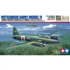 Tamiya 61110 | Mitsubishi G4M1 Model 11 + 17 Soldati | Velivolo JAP | 1:48