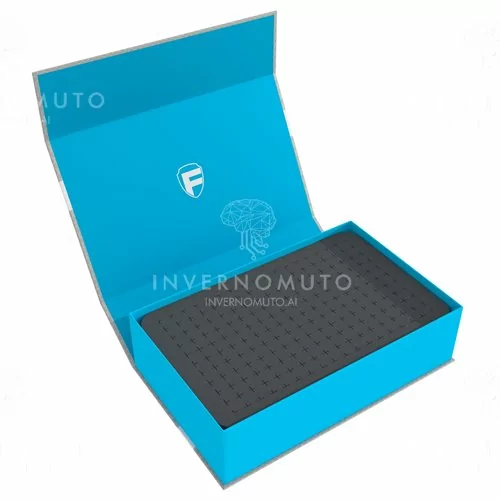 Feldherr: Magnetic Box Half-Size 75 mm Blue + Raster 7 cm