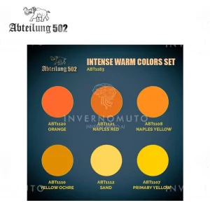 ABT1163 | Abteilung: Intense Warm Matte Finish Color Set | 6x20ml 2