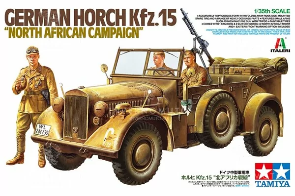 Tamiya 37015 | Horch Kfz.15 "North African Campaign" | 1:35