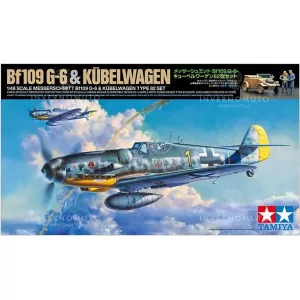 Tamiya 25204 | Messerschmitt Bf109 G-6 & Kubelwagen | 1:48