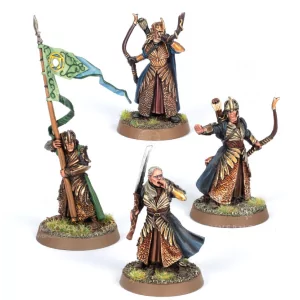 Lord of the Rings: Galadhrim Elf Commanders Metallo | Blister 3
