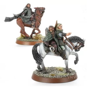 Lord of the Rings: The Three Hunters Mounted Metallo | Blister 2
