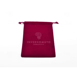 Chessex: CHX02373 Suedecloth Dice Bag - (Size S) Burgundy 10x14cm