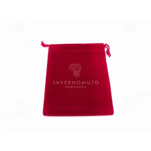 Chessex: CHX02374 Suedecloth Dice Bag - (Size S) Red 10x14cm