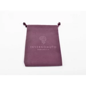 Chessex: CHX02377 Suedecloth Dice Bag - (Size S) Purple 10x14cm