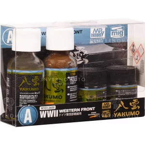 WY01 Mr Hobby Yakumo Weathering Set A: WWII Western Front