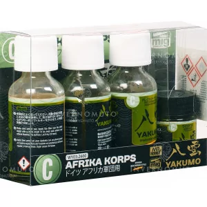 WY03 Mr Hobby Yakumo Weathering Set C: Afrika Korps
