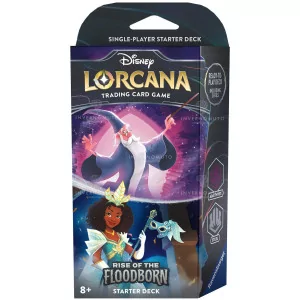 Disney Lorcana: Rise of the Floodborn - Amethyst/Steel Starter Deck ENG