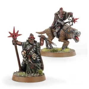 Lord of the Ring: Orc Shaman on Warg | Metallo | Blister 1