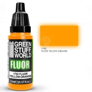 Green Stuff World: 1702 Fluorescent Orange-Yellow | 17ml