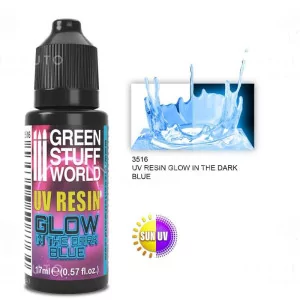 Green Stuff World: 3516 UV Resin - Glow In The Dark - Blue | 17ml