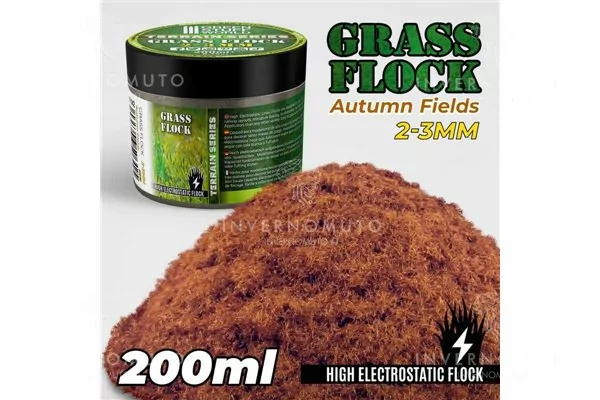 Green Stuff World: 11142 Grass Flock - Autumn Fields Grass 2-3mm | 200ml
