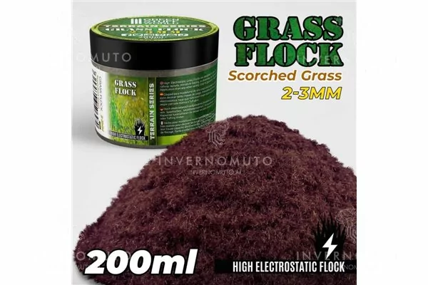 Green Stuff World: 11146 Grass Flock - Scorched Grass 2-3mm | 200ml