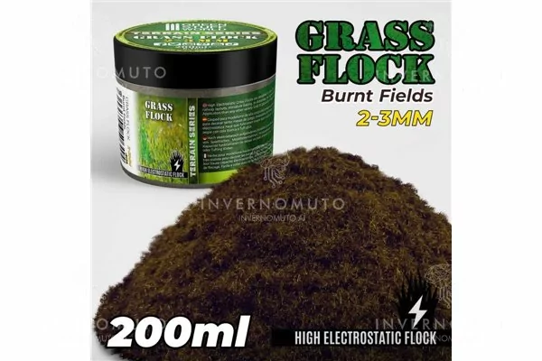 Green Stuff World: 11149 Grass Flock - Burnt Fields Grass 2-3mm | 200ml
