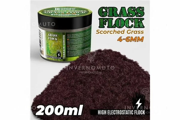 Green Stuff World: 11160 Grass Flock - Scorched Grass 4-6mm | 200ml