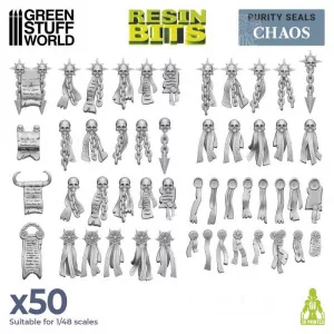 Green Stuff World: 11633 Resin Bits - Purity Seals Order 1/48 [50]