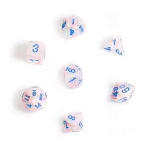 Chessex: CHX20544 Mini 7-Die Set Festive Pop Art/blue [7]