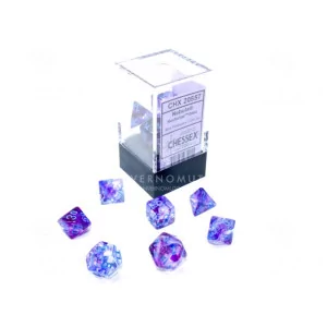 Chessex: CHX20557 Mini 7-Die Set Nebula Nocturnal/blue [7] 2