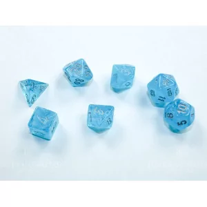 Chessex: CHX20566 Mini 7-Die Set Luminary Sky/silver [7]